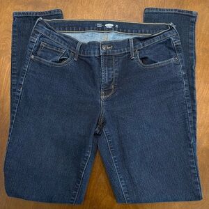 Old Navy Dark Blue Woman’s Skinny Jeans Size 12 Long